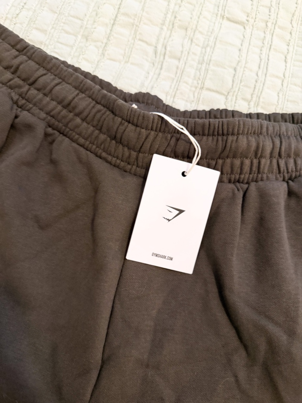 NWT Gymshark Training Fleece Short | Deep Olive Green | Drawstring | Size L - Picture 4 of 9